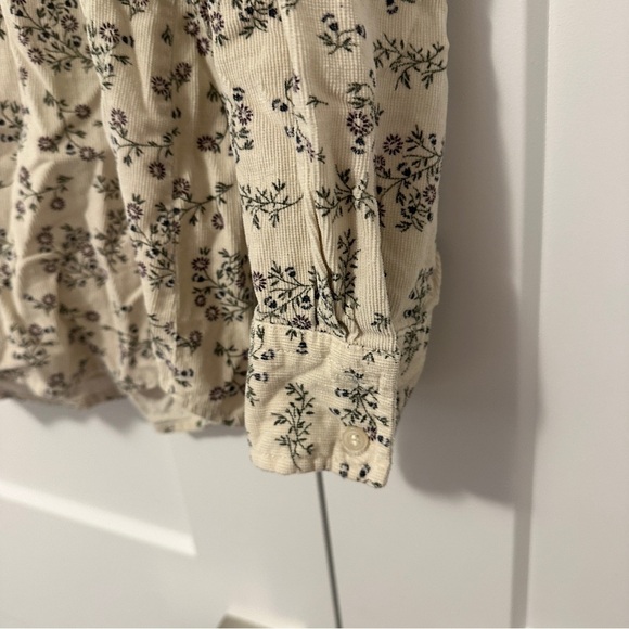 Vintage Carroll Reed Floral Button Down Shirt Size Large Women’s - Picture 4 of 11